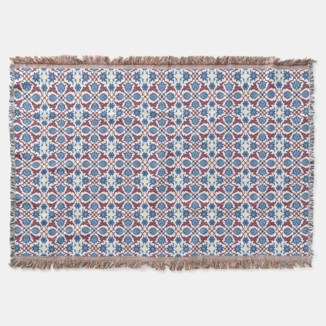 Couverture Motif de carreau de fleur d'Iznik (Devant)