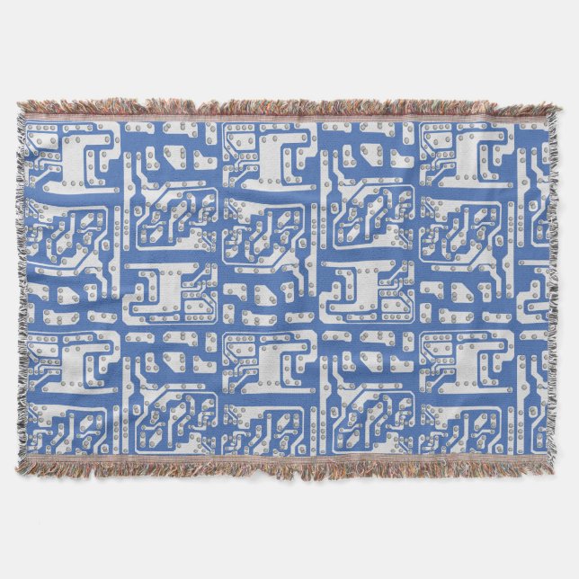 Couverture Motif de carte de circuit (Devant)