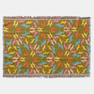 Couverture motif de chien
