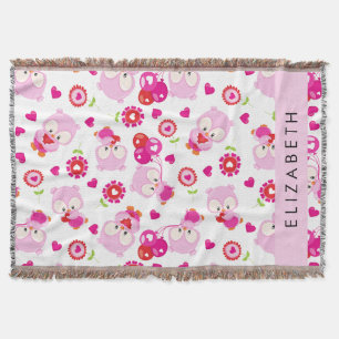 Couverture Motif De Chouettes, Chouettes Mignonnes, Chouettes