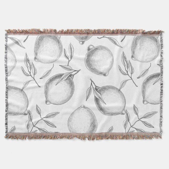 Couverture Motif de citron dessiné à la main (Devant)