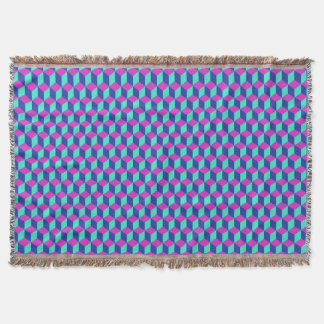 Couverture Motif de cube géométrique