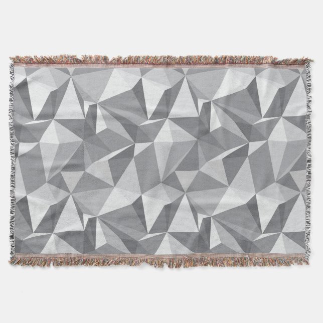 Couverture Motif de diamant - polygone abstrait (Devant)