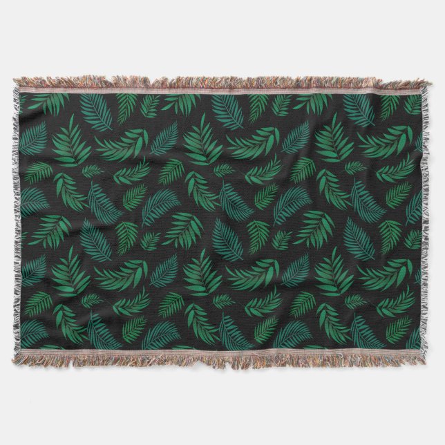 Couverture Motif de feuilles tropicales 2 (Devant)