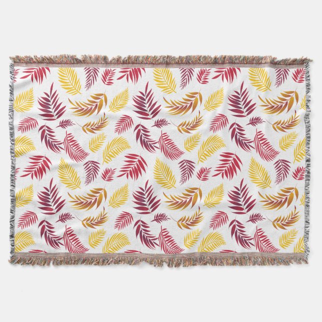 Couverture Motif de feuilles tropicales 20 (Devant)
