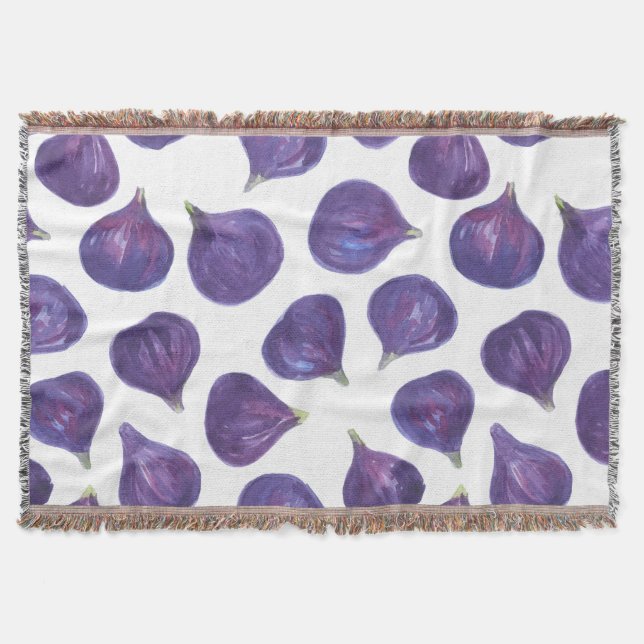 Couverture Motif de figues aquarelle (Devant)
