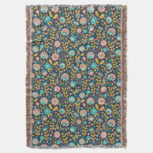 Couverture Motif de fleur d'art populaire