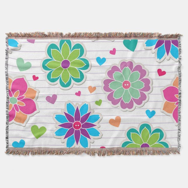 Couverture Motif de fleurs (Devant)