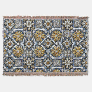 Couverture Motif de flocon de neige symétrique