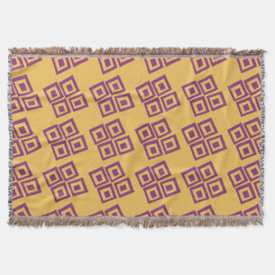 Couverture Motif de formes géométriques africaines 