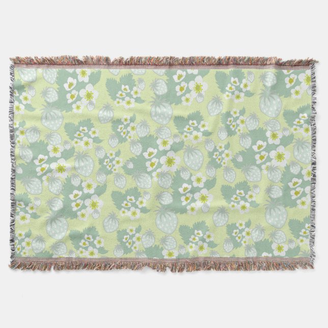 Couverture Motif de fraises (Devant)