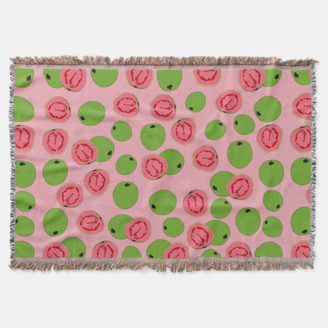 Couverture Motif de fruit de goyave  (Devant)