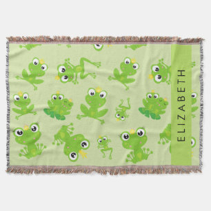 Couverture Motif de grenouille, Grenouille verte, Prince de g
