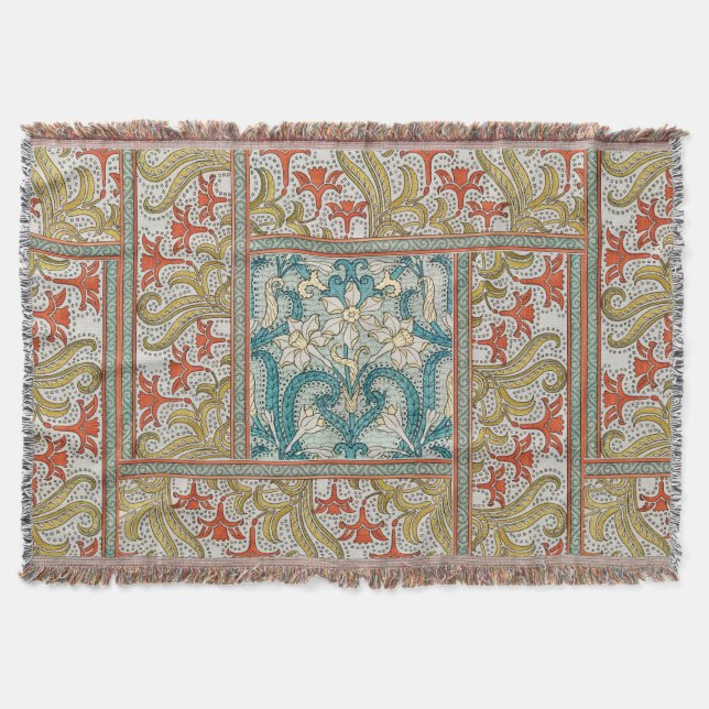 Couverture Motif de jonquille Art nouveau vintage Verneuil (Devant)