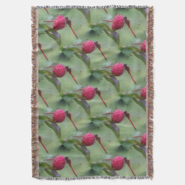 Couverture Motif de la nature des libellules rouges (devant Vertical)