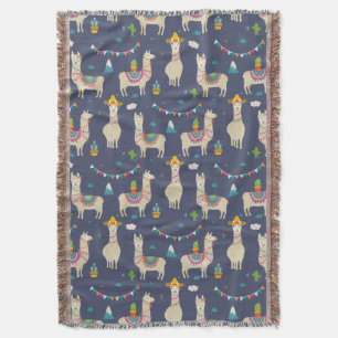Couverture Motif de lama de célébration
