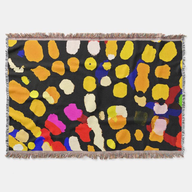 Couverture Motif de lecture couleur expressif (Devant)