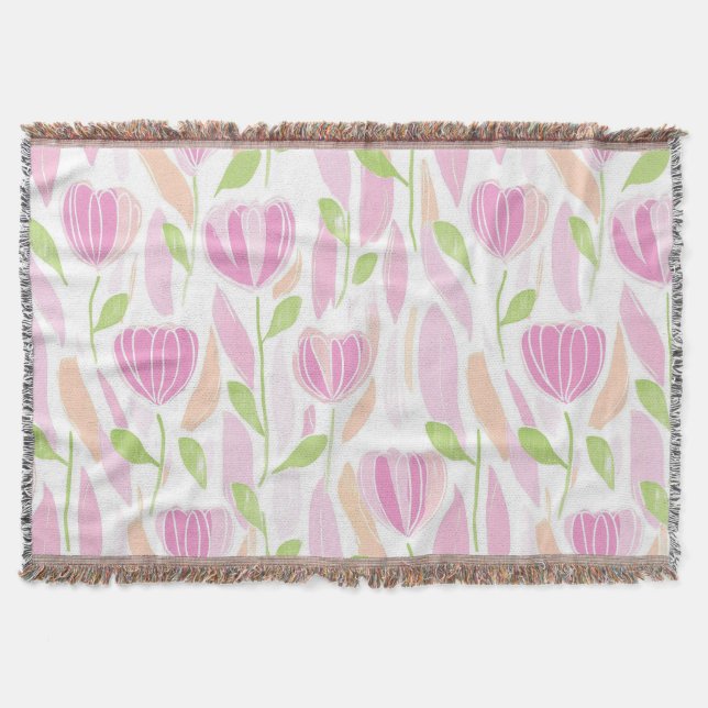 Couverture Motif de ligne florale abstrait moderne (1) (Devant)