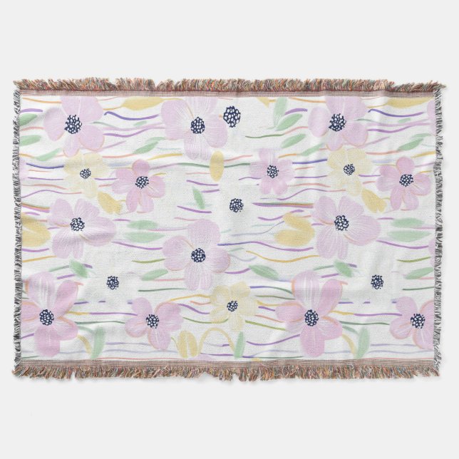 Couverture Motif de ligne florale abstrait moderne (6) (Devant)