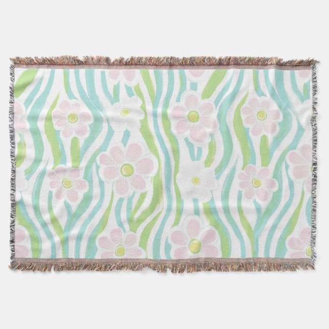 Couverture Motif de ligne florale abstrait moderne (8) (Devant)