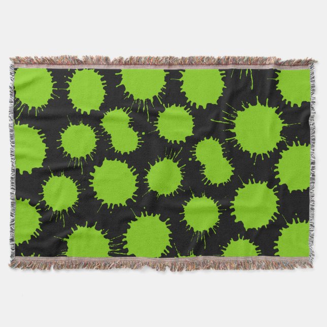Couverture Motif de lot - Martian Green sur Noir (Devant)
