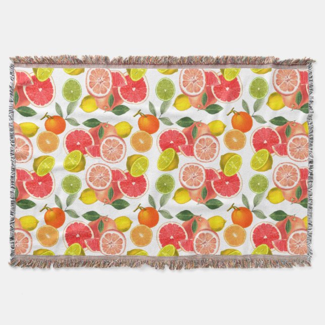 Couverture Motif de marguerite blanche florale au citron  (Devant)
