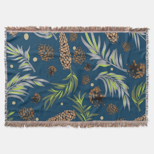 Couverture Motif de Noël, Pin Neige 9 (Devant)