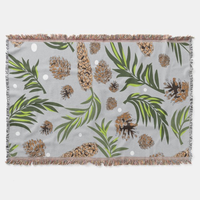 Couverture Motif de Noël, Pine Snow 10 (Devant)