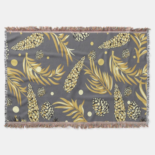 Couverture Motif de Noël, Pinède enneigée 2 (Devant)