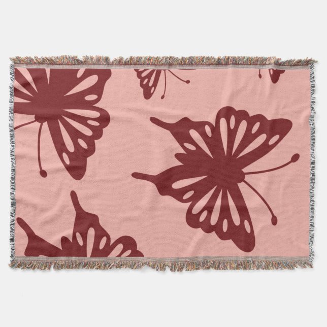 Couverture motif de papillon (Devant)