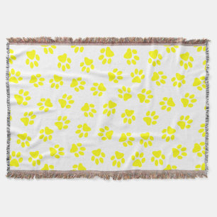 Couverture Motif De Pâtes, Patrouilles De Chien, Paws Jaunes
