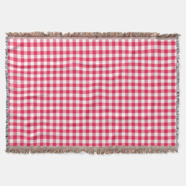 Couverture Motif de pays En vichy rouge classique (Devant)