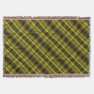 Couverture Motif de plaid de pavot de Californie