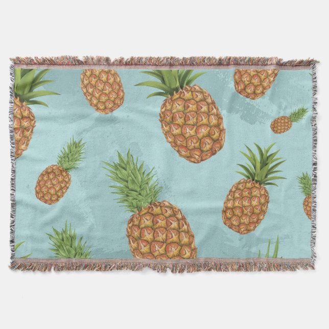 Couverture Motif de pomme de pin aquarelle 2 (Devant)
