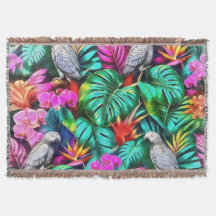 Motif de surface sans couture Jungle Dreams avec p