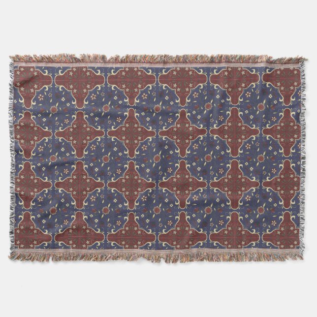 Couverture Motif de tapis persan (Devant)