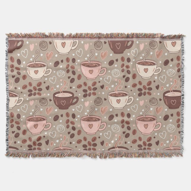 Couverture Motif de tasse à café cosy (8) (Devant)