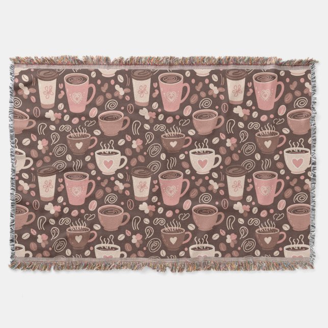 Couverture Motif de tasse de café cosy (2) (Devant)