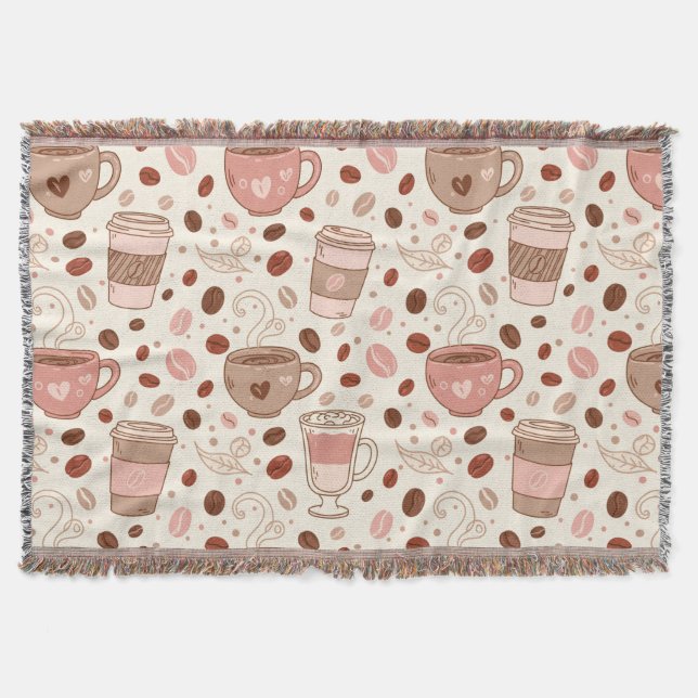 Couverture Motif de tasse de café cosy (3) (Devant)