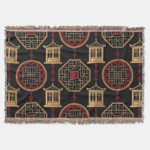 Couverture Motif de treillis du pavillon chinois
