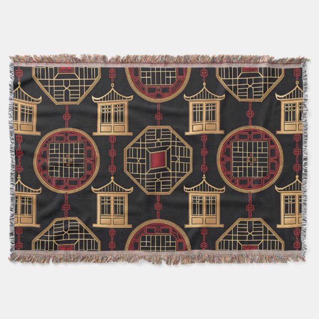 Couverture Motif de treillis du pavillon chinois (Devant)