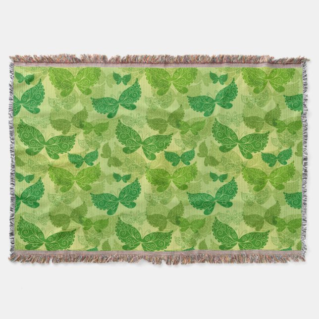 Couverture Motif de vert de ressort (Devant)
