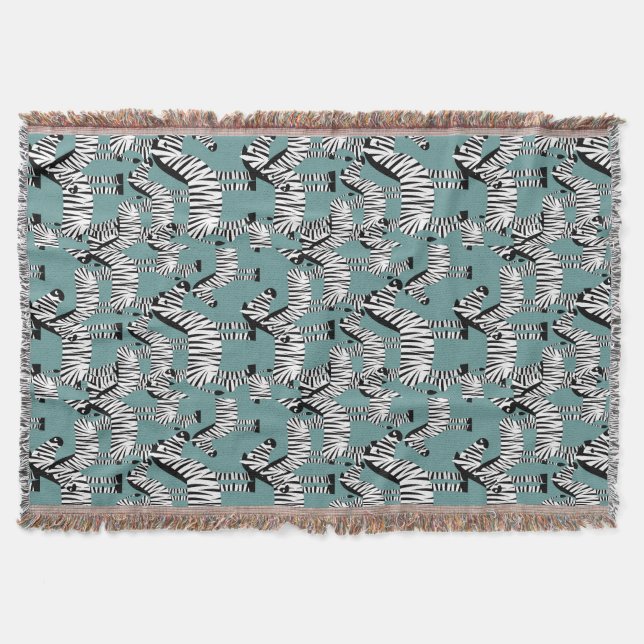 Couverture Motif de zèbre (Devant)