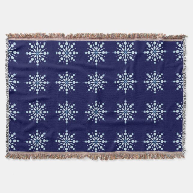 Couverture Motif des flocons de neige (Devant)