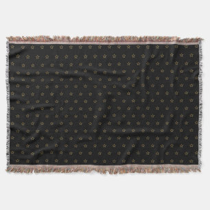 Couverture Motif d'étoile scintillante sur fond noir
