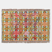 Motif diamant multi-couleurs artistique