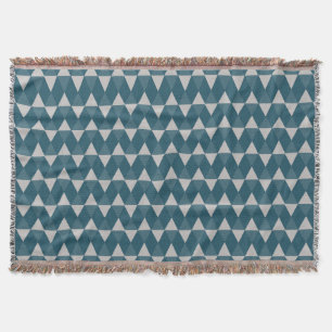 Couverture Motif diamants bleus