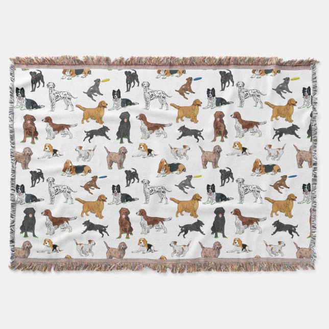 Couverture Motif d'illustrations de chiens mignons (Devant)
