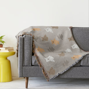 Couverture Motif d'ours mou