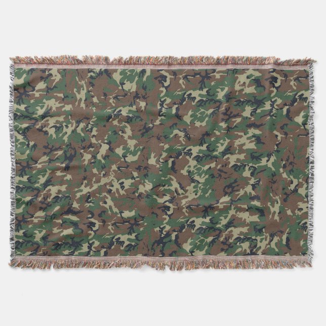 Couverture Motif du Camouflage militaire Green Woodland (Devant)